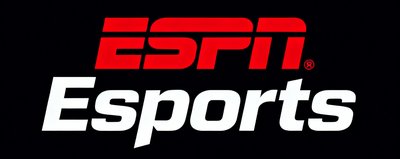 ESPN Esports品牌标识,红白配色,全球知名体育媒体旗下的电竞内容分支。